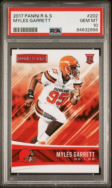 2017 Panini Myles Garrett Rookies & Stars #202 card image