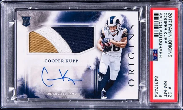 2017 Panini Origins Cooper Kupp Patch Autograph (RPA) #132 card image