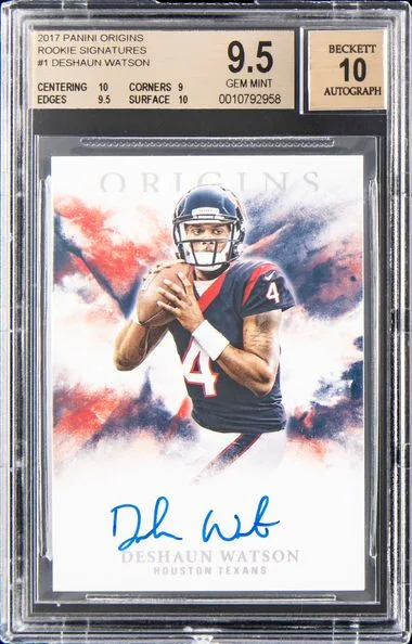 2017 Panini Origins Deshaun Watson Signatures #RA-DW card image