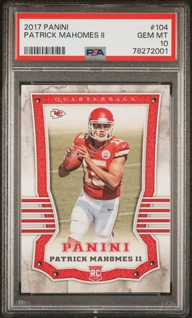 2017 Panini Patrick Mahomes II #104 card image