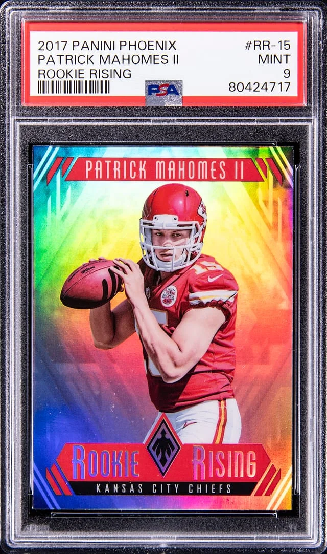 2017 Panini Patrick Mahomes II Phoenix Rising #RR-15 card image