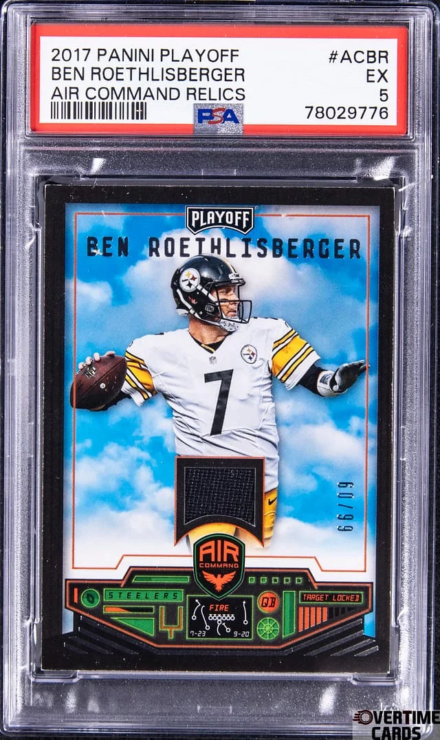 2017 Panini Playoff Ben Roethlisberger Air Command Relics #ACBR card image