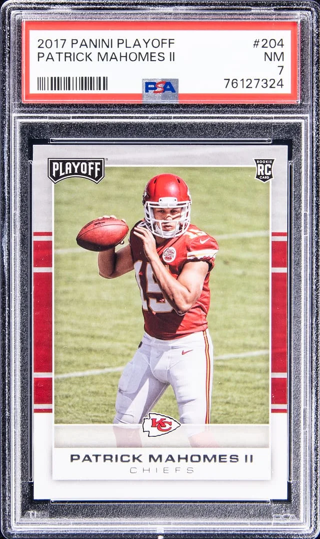 2017 Panini Playoff Patrick Mahomes II #204 card image
