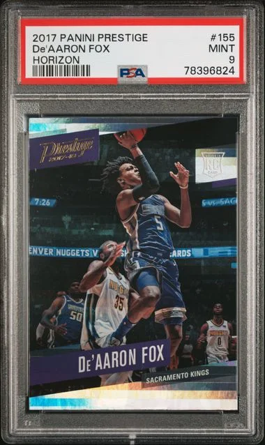 2017 Panini Prestige De'Aaron Fox #155 card image