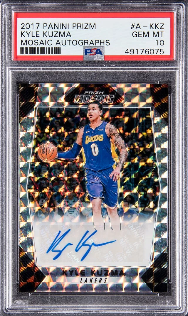 2017 Panini Prizm #A–KKZ Kyle Kuzma #no-number card image
