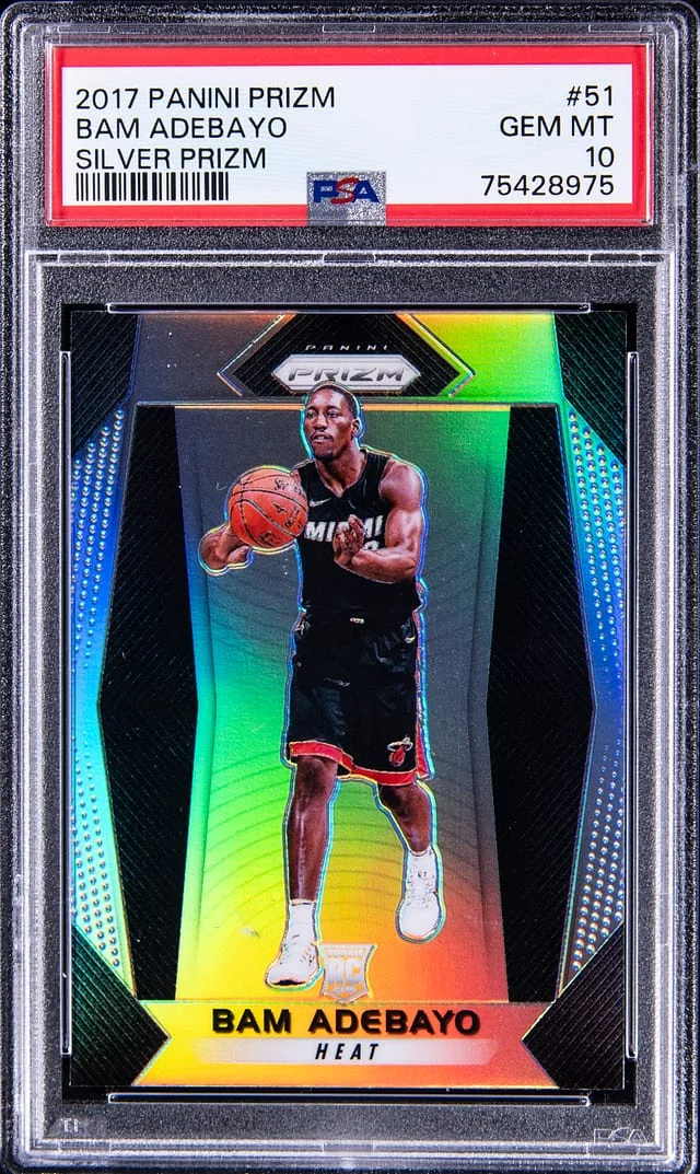 2017 Panini Prizm Bam Adebayo Silver Prizm #51 card image