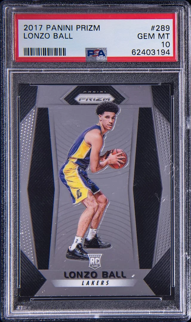 2017 Panini Prizm Basketball Lonzo Ball #289 card image