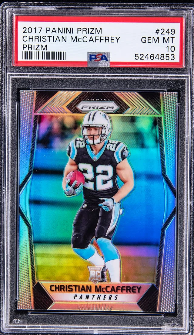 2017 Panini Prizm Christian McCaffery Prizm #249 card image