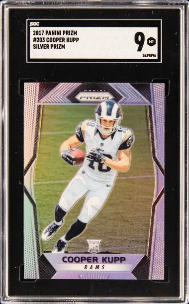 2017 Panini Prizm Cooper Kupp Black Finite Prizm #203 card image
