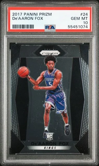 2017 Panini Prizm De'Aaron Fox #24 card image