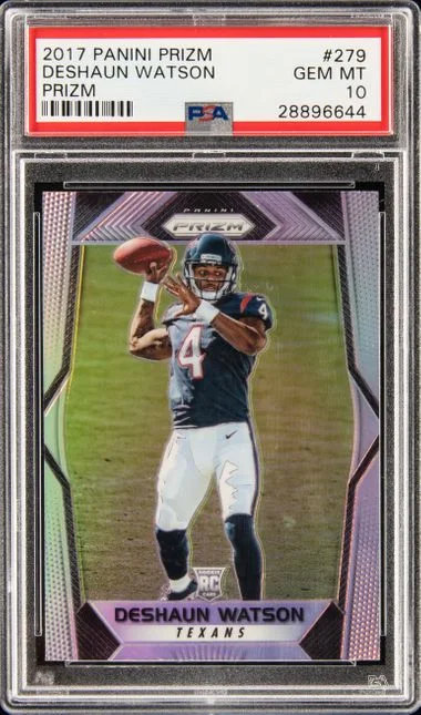 2017 Panini Prizm Deshaun Watson Silver Prizm #279 card image
