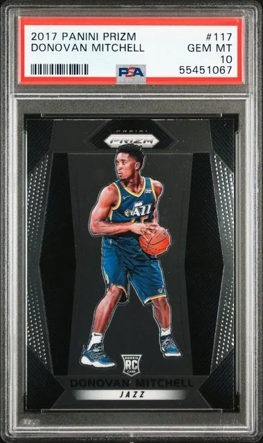 2017 Panini Prizm Donovan Mitchell #117 card image