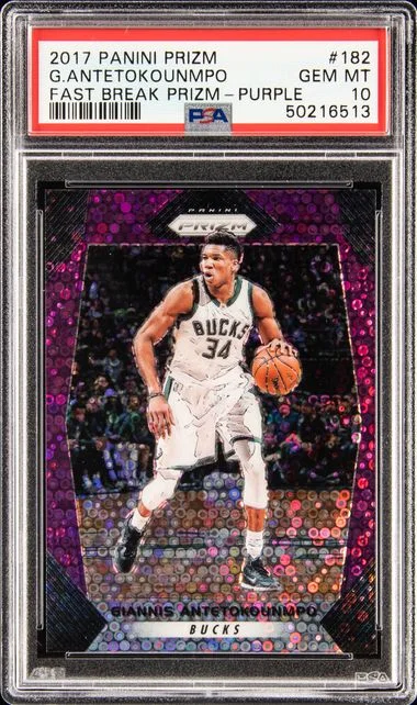 2017 Panini Prizm Giannis Antetokounmpo #182 card image