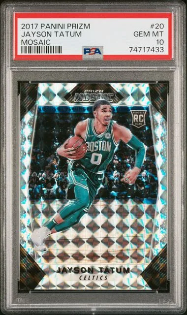 2017 Panini Prizm Jayson Tatum Mosaic #20 card image