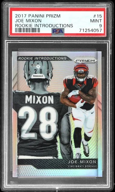 2017 Panini Prizm Joe Mixon Introductions #15 card image