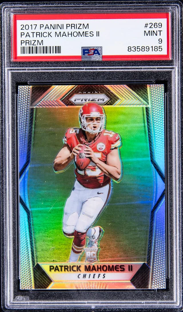 2017 Panini Prizm Patrick Mahomes Silver Prizm #269 card image
