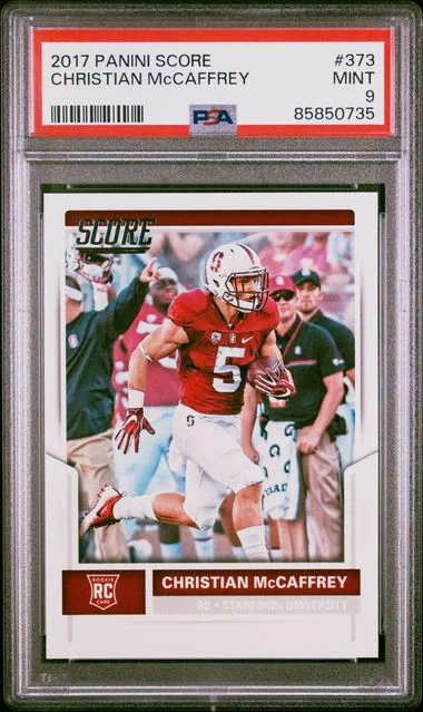 2017 Panini Score Christian Mccaffrey #373 card image