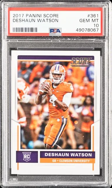 2017 Panini Score Deshaun Watson #361 card image