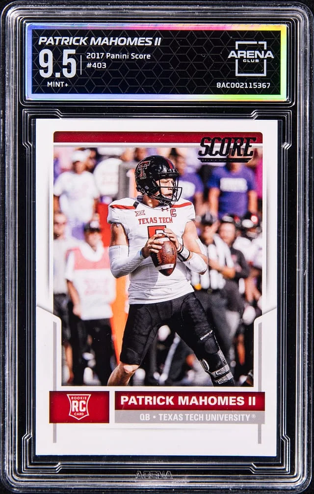 2017 Panini Score Patrick Mahomes II - AC MINT+ 9.5 #403 card image