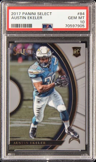 2017 Panini Select Austin Ekeler #84 card image