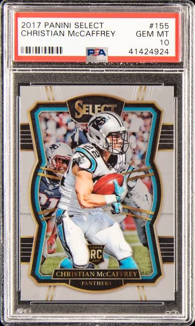 2017 Panini Select Christian Mccaffrey #155 card image