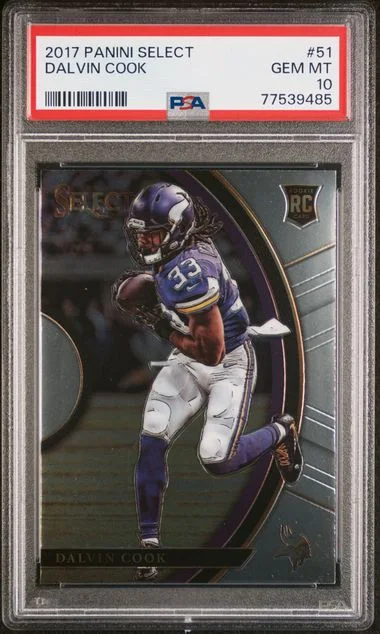 2017 Panini Select Dalvin Cook #51 card image