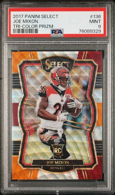 2017 Panini Select Joe Mixon Tri-Color Prizm #136 card image