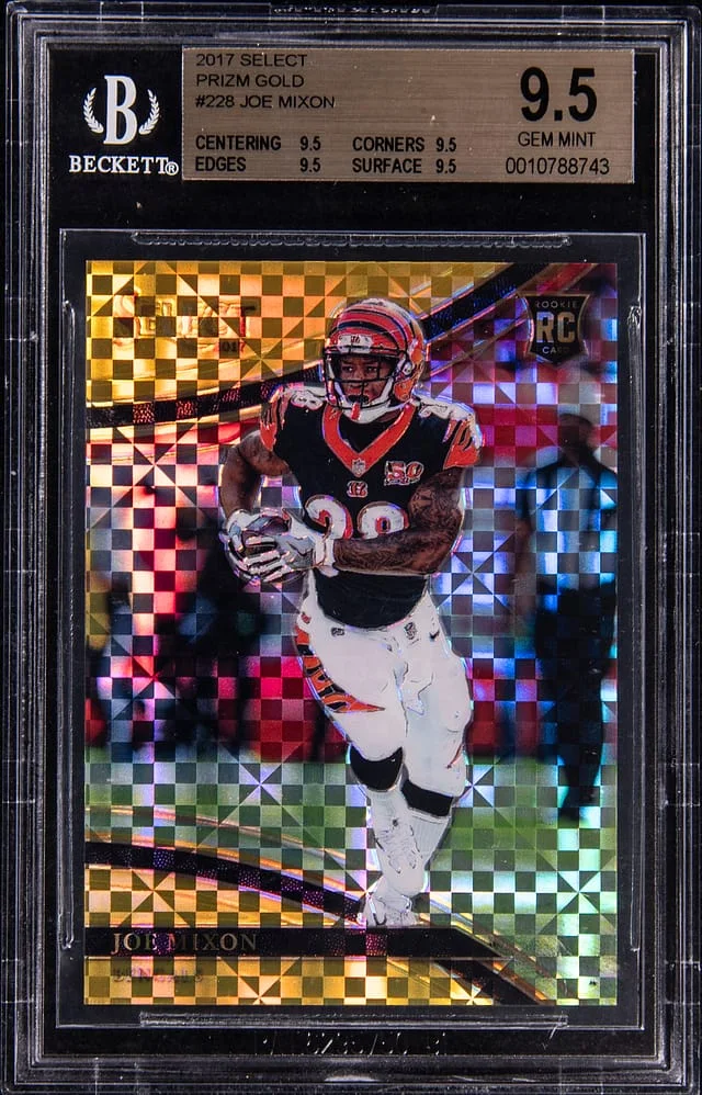 2017 Panini Select Joe Mixon Prizm Gold #228 card image