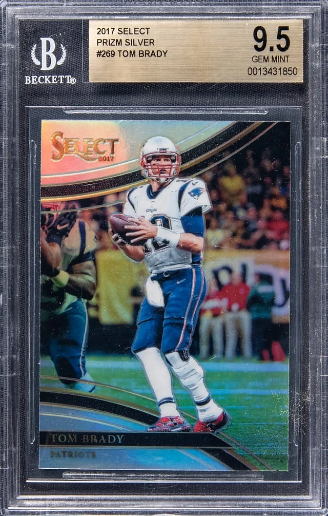 2017 Panini Select Tom Brady Silver Prizm #269 card image