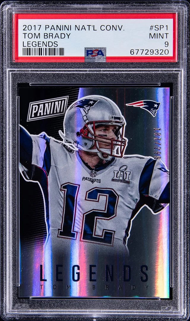 2017 Panini Tom Brady National Convention Legends #SP1 card image