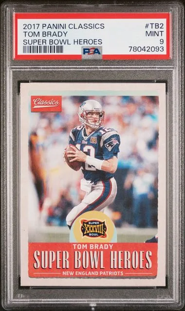 2017 Panini Tom Brady Classics Super Bowl Heroes #TB2 card image