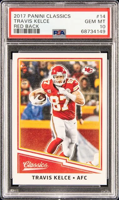 2017 Panini Travis Kelce, Red Back Classics #14 card image