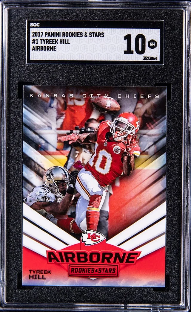 2017 Panini Tyreek Hill Rookies & Stars Airborne #1 card image