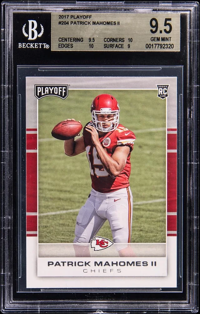 2017 Playoff Patrick Mahomes II #204 card image