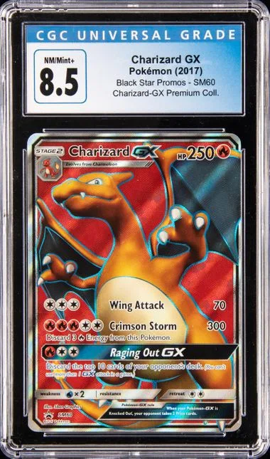 2017 Pokemon Black Star Promo Charizard GX Premium Collection Charizard GX #Sm60 card image