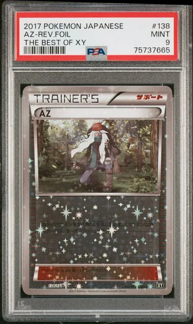 2017 Pokemon Japanese The Best Of XY Reverse Foil Az #138 card image