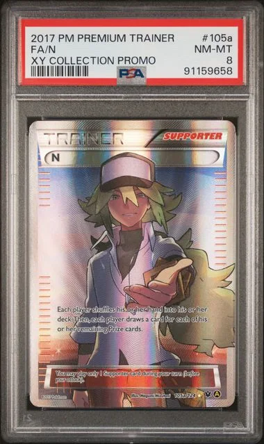 2017 Pokemon Premium Trainer XY Collection Promo Full Art N #105A card image