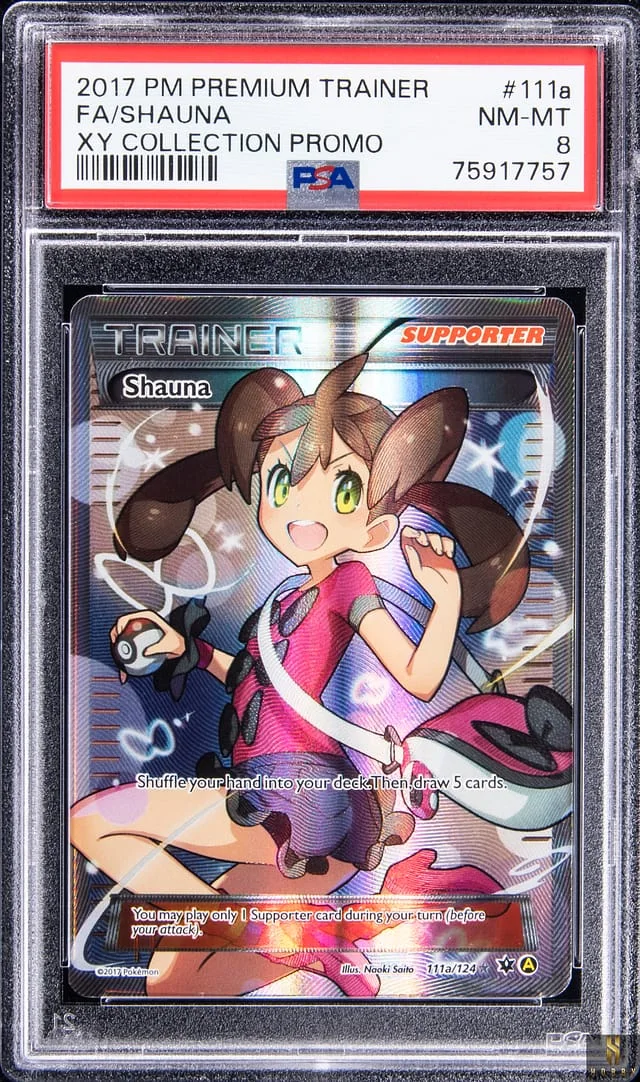 2017 Pokemon Premium Trainer XY Collection Promo Full Art Shauna #111a card image