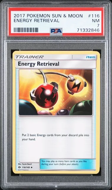2017 Pokemon Sun & Moon Energy Retrieval #116 card image