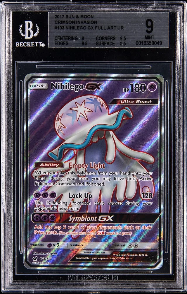 2017 Pokemon Sun & Moon Full Art Crimson Invasion #103 card image