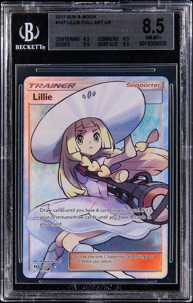 2017 Pokemon Sun & Moon Full Art Lillie #147 card image