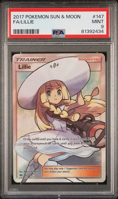 2017 Pokemon Sun & Moon Full Art/Lillie #147 card image