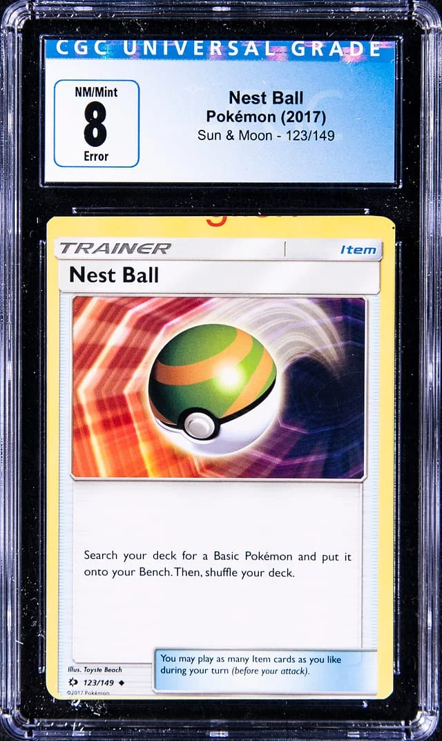 2017 Pokemon Sun & Moon Nest Ball #123 card image