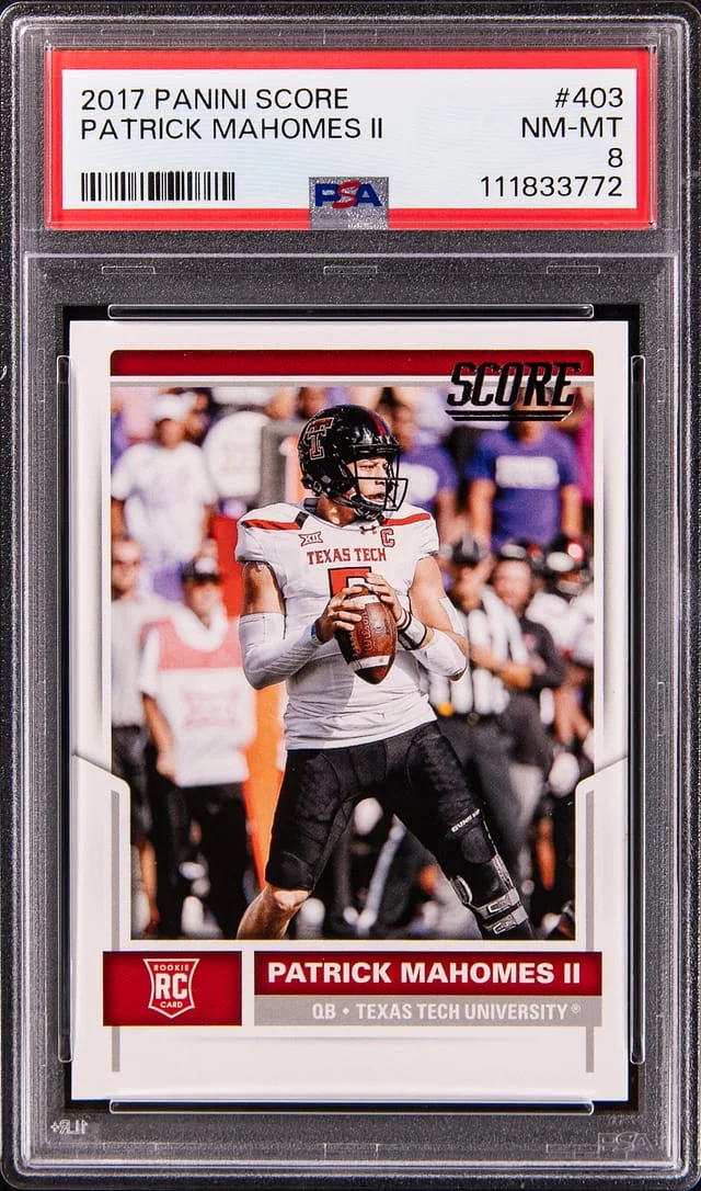 2017 Score Patrick Mahomes II #403 card image