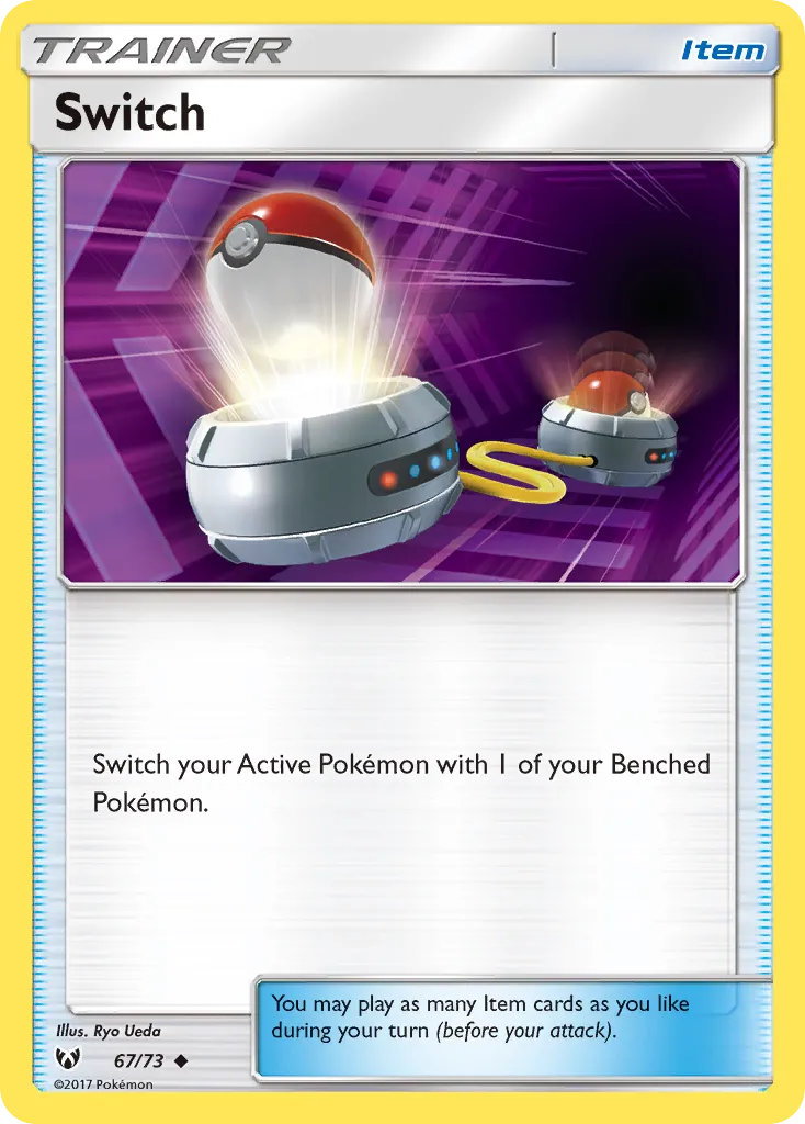 2017 Shining Legends Switch Uncommon #67/73 Uncommon card image