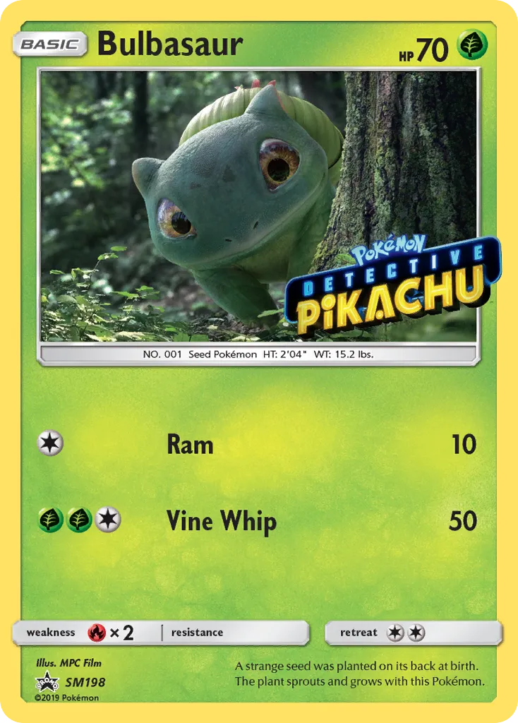 2017 SM Black Star Promos Bulbasaur #SM198 card image