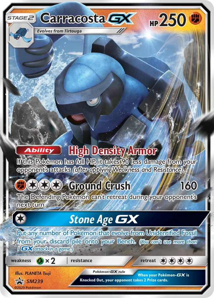 2017 SM Black Star Promos Carracosta-GX #SM239 card image