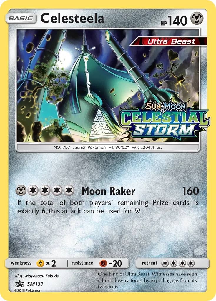 2017 SM Black Star Promos Celesteela #SM131 card image