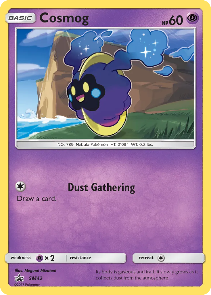 2017 SM Black Star Promos Cosmog #SM42 card image