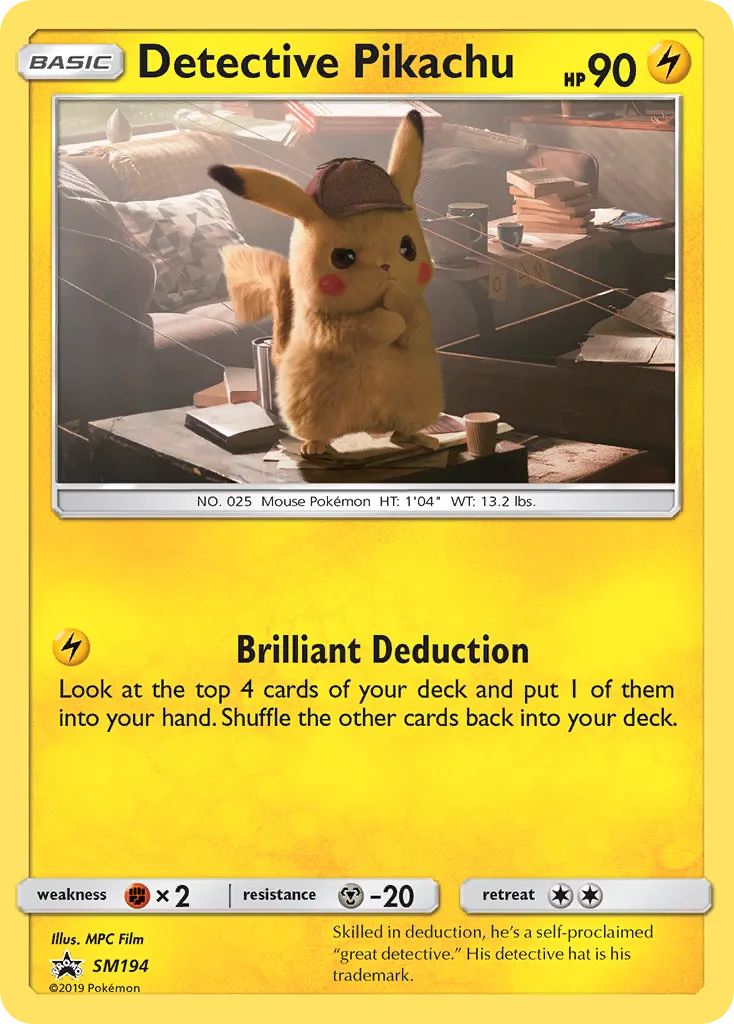 2017 SM Black Star Promos Detective Pikachu #SM170 card image